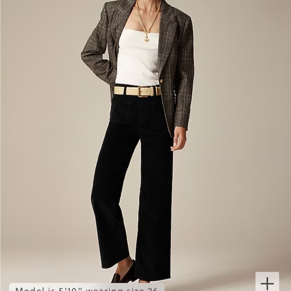 J crew Sailor slim-wide pant in stretch corduroy